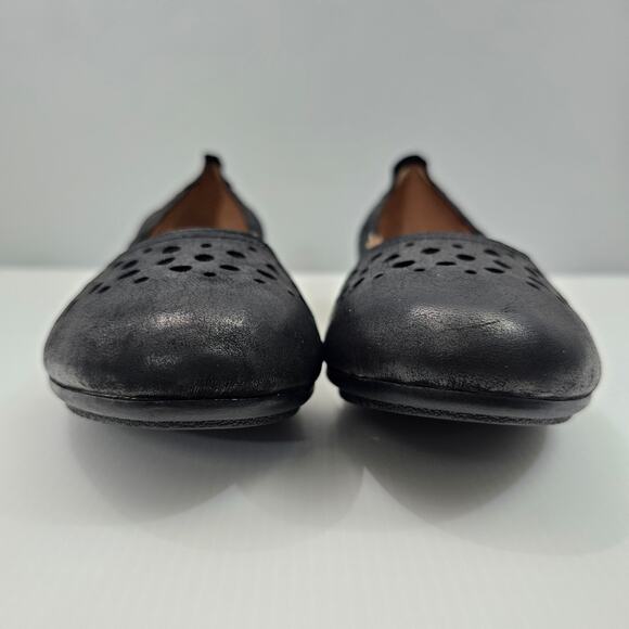 NEW Josef Seibel Pippa 29 Flat Women EU 41 Black Leather Perforated Comfy Ballet - Picture 6 of 15